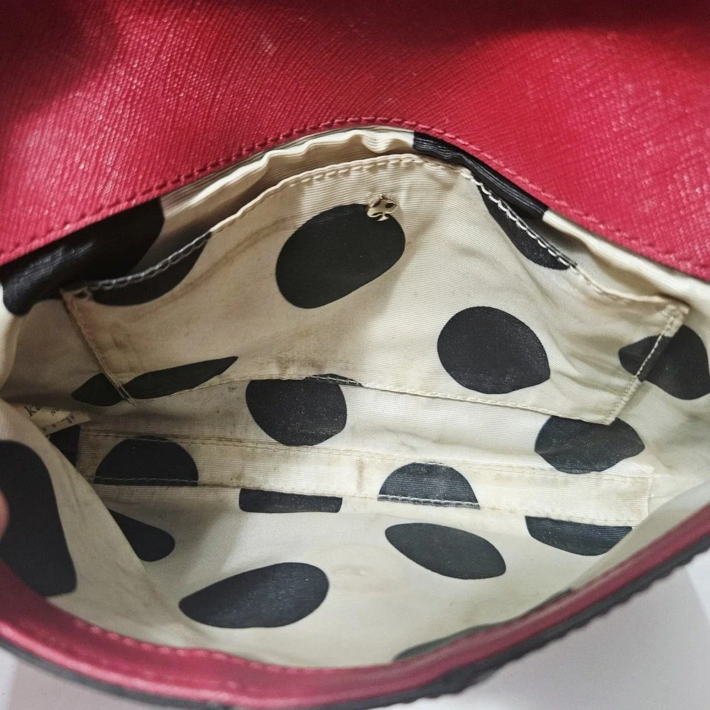 Kate‎ Spade NY Monday Cedar Street Red Envelope Crossbody Wallet Purse